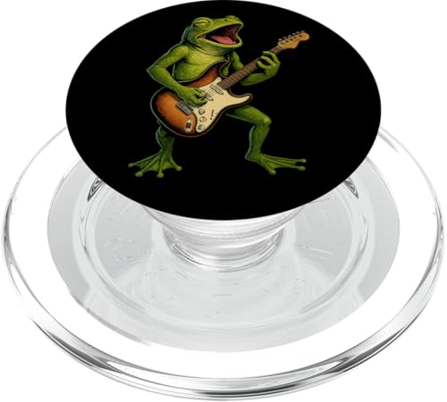 Frosch E-Gitarre Musikliebhaber Gitarristen Jungen Mädchen PopSockets PopGrip für MagSafe Frosch E-Gitarre Musikliebhaber Gitarristen Jungen Mädchen PopSockets PopGrip für MagSafe von FrogAxis1