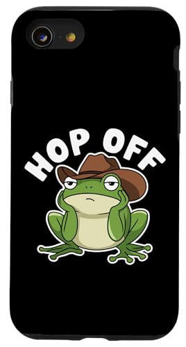 Frosch Hop Off Zoo Cowboyhut Tierliebhaber Jungen Mädchen Kinder Hülle für iPhone SE (2020) / 7 / 8 von FrogAxis1