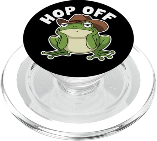 Frosch Hop Off Zoo Cowboyhut Tierliebhaber Jungen Mädchen Kinder PopSockets PopGrip für MagSafe Frosch Hop Off Zoo Cowboyhut Tierliebhaber Jungen Mädchen Kinder PopSockets PopGrip für MagSafe von FrogAxis1