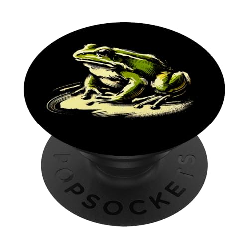 Frosch Pinsel Malerei Kunst Zoo Jungen Mädchen Kinder PopSockets Klebender PopGrip Frosch Pinsel Malerei Kunst Zoo Jungen Mädchen Kinder PopSockets Klebender PopGrip von FrogAxis1