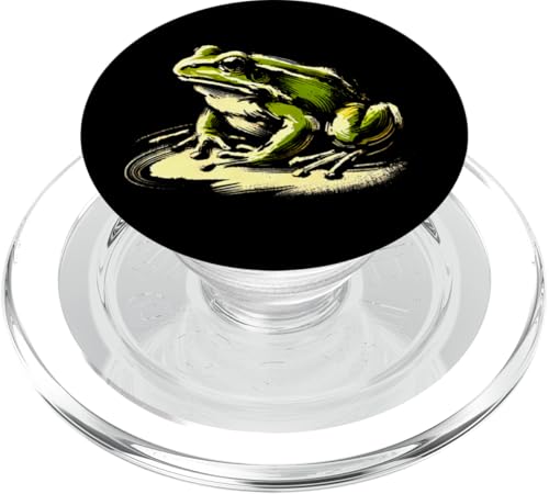 Frosch Pinsel Malerei Kunst Zoo Jungen Mädchen Kinder PopSockets PopGrip für MagSafe Frosch Pinsel Malerei Kunst Zoo Jungen Mädchen Kinder PopSockets PopGrip für MagSafe von FrogAxis1