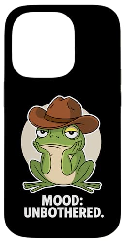 Frosch Stimmung Unbothered Cowboyhut Tierliebhaber Jungen Mädchen Kinder Hülle für iPhone 14 Pro Frosch Stimmung Unbothered Cowboyhut Tierliebhaber Jungen Mädchen Kinder Hülle für iPhone 14 Pro von FrogAxis1