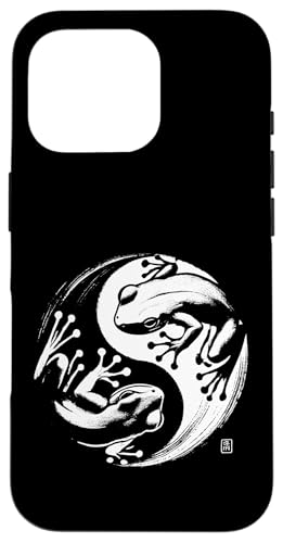 Frosch Yin Yang Yoga Pinsel Kunst Jungen Mädchen Kinder Hülle für iPhone 16 Pro Frosch Yin Yang Yoga Pinsel Kunst Jungen Mädchen Kinder Hülle für iPhone 16 Pro von FrogAxis1