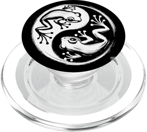 Frosch Yin Yang Yoga Pinsel Kunst Jungen Mädchen Kinder PopSockets PopGrip für MagSafe Frosch Yin Yang Yoga Pinsel Kunst Jungen Mädchen Kinder PopSockets PopGrip für MagSafe von FrogAxis1