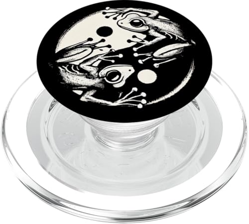 Frosch Yin Yang Yoga Pinsel Kunst Jungen Mädchen Kinder PopSockets PopGrip für MagSafe Frosch Yin Yang Yoga Pinsel Kunst Jungen Mädchen Kinder PopSockets PopGrip für MagSafe von FrogAxis1