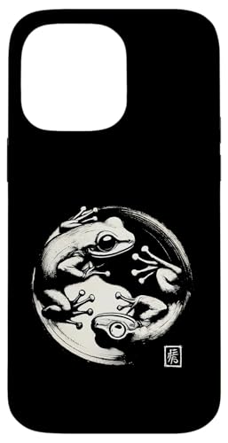 Frosch Yoga Yin Yang Pinsel Kunst Jungen Mädchen Kinder Hülle für iPhone 14 Pro Max Frosch Yoga Yin Yang Pinsel Kunst Jungen Mädchen Kinder Hülle für iPhone 14 Pro Max von FrogAxis1
