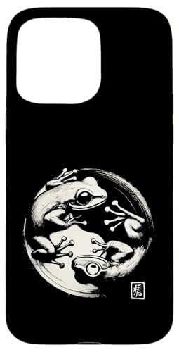 Frosch Yoga Yin Yang Pinsel Kunst Jungen Mädchen Kinder Hülle für iPhone 15 Pro Max Frosch Yoga Yin Yang Pinsel Kunst Jungen Mädchen Kinder Hülle für iPhone 15 Pro Max von FrogAxis1