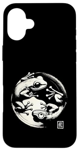 Frosch Yoga Yin Yang Pinsel Kunst Jungen Mädchen Kinder Hülle für iPhone 16 Plus Frosch Yoga Yin Yang Pinsel Kunst Jungen Mädchen Kinder Hülle für iPhone 16 Plus von FrogAxis1