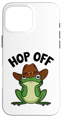 Lustiger Frosch Hop Off Cowboyhut Jungen Mädchen Kinder Hülle für iPhone 16 Pro Max Lustiger Frosch Hop Off Cowboyhut Jungen Mädchen Kinder Hülle für iPhone 16 Pro Max von FrogAxis1