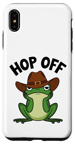 Lustiger Frosch Hop Off Cowboyhut Jungen Mädchen Kinder Hülle für iPhone XS Max Lustiger Frosch Hop Off Cowboyhut Jungen Mädchen Kinder Hülle für iPhone XS Max von FrogAxis1