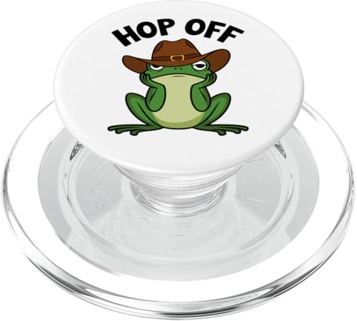 Lustiger Frosch Hop Off Cowboyhut Jungen Mädchen Kinder PopSockets PopGrip für MagSafe Lustiger Frosch Hop Off Cowboyhut Jungen Mädchen Kinder PopSockets PopGrip für MagSafe von FrogAxis1