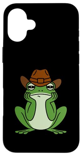 Niedlicher Cowboyhut Frosch Zoo Tierliebhaber Jungen Mädchen Kinder Hülle für iPhone 16 Plus Niedlicher Cowboyhut Frosch Zoo Tierliebhaber Jungen Mädchen Kinder Hülle für iPhone 16 Plus von FrogAxis1