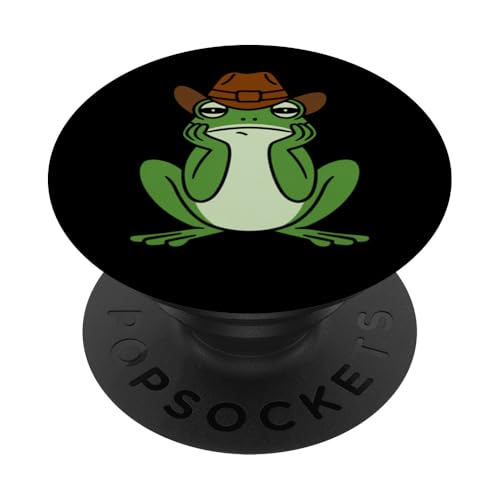 Niedlicher Cowboyhut Frosch Zoo Tierliebhaber Jungen Mädchen Kinder PopSockets Klebender PopGrip Niedlicher Cowboyhut Frosch Zoo Tierliebhaber Jungen Mädchen Kinder PopSockets Klebender PopGrip von FrogAxis1
