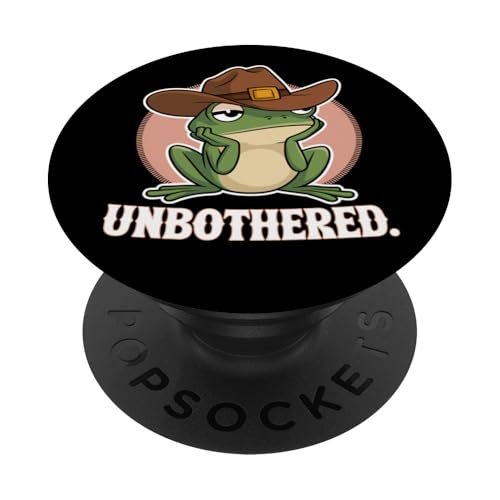 Niedlicher Frosch-Cowboyhut, Tierliebhaber, Jungen, Mädchen, Kinder PopSockets Klebender PopGrip Niedlicher Frosch-Cowboyhut, Tierliebhaber, Jungen, Mädchen, Kinder PopSockets Klebender PopGrip von FrogAxis1