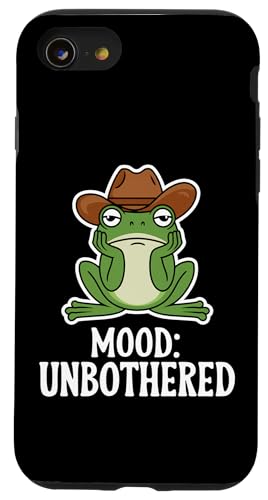 Niedlicher Frosch-Cowboyhut, ungestört, Tierliebhaber, Jungen, Mädchen, Kinder Hülle für iPhone SE (2020) / 7 / 8 von FrogAxis1