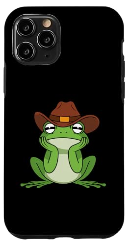 Niedlicher Frosch-Cowboyhut Zoo Tierliebhaber Jungen Mädchen Kinder Hülle für iPhone 11 Pro Niedlicher Frosch-Cowboyhut Zoo Tierliebhaber Jungen Mädchen Kinder Hülle für iPhone 11 Pro von FrogAxis1