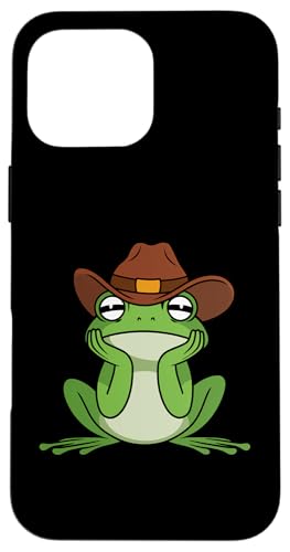 Niedlicher Frosch-Cowboyhut Zoo Tierliebhaber Jungen Mädchen Kinder Hülle für iPhone 16 Pro Max Niedlicher Frosch-Cowboyhut Zoo Tierliebhaber Jungen Mädchen Kinder Hülle für iPhone 16 Pro Max von FrogAxis1
