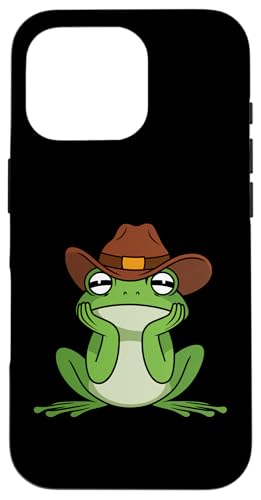 Niedlicher Frosch-Cowboyhut Zoo Tierliebhaber Jungen Mädchen Kinder Hülle für iPhone 16 Pro Niedlicher Frosch-Cowboyhut Zoo Tierliebhaber Jungen Mädchen Kinder Hülle für iPhone 16 Pro von FrogAxis1
