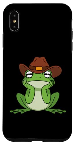 Niedlicher Frosch-Cowboyhut Zoo Tierliebhaber Jungen Mädchen Kinder Hülle für iPhone XS Max Niedlicher Frosch-Cowboyhut Zoo Tierliebhaber Jungen Mädchen Kinder Hülle für iPhone XS Max von FrogAxis1