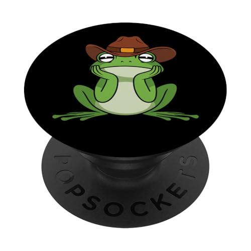 Niedlicher Frosch-Cowboyhut Zoo Tierliebhaber Jungen Mädchen Kinder PopSockets Klebender PopGrip Niedlicher Frosch-Cowboyhut Zoo Tierliebhaber Jungen Mädchen Kinder PopSockets Klebender PopGrip von FrogAxis1