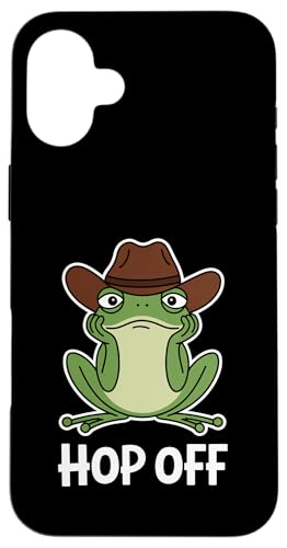 Niedlicher Frosch-Hop-Off-Cowboyhut für Jungen und Mädchen Hülle für iPhone 16 Plus Niedlicher Frosch-Hop-Off-Cowboyhut für Jungen und Mädchen Hülle für iPhone 16 Plus von FrogAxis1