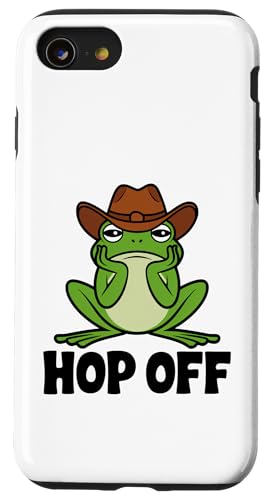 Niedlicher Frosch-Hop-Off-Hut, Cowboyhut, Tierliebhaber, Jungen, Mädchen, Kinder Hülle für iPhone SE (2020) / 7 / 8 von FrogAxis1
