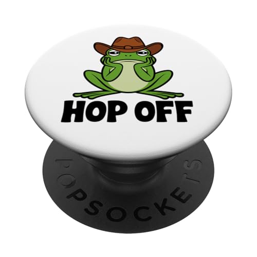 Niedlicher Frosch-Hop-Off-Hut, Cowboyhut, Tierliebhaber, Jungen, Mädchen, Kinder PopSockets Klebender PopGrip Niedlicher Frosch-Hop-Off-Hut, Cowboyhut, Tierliebhaber, Jungen, Mädchen, Kinder PopSockets Klebender PopGrip von FrogAxis1