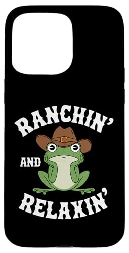 Niedlicher Frosch Ranchin Relaxing Cowboyhut Jungen Mädchen Kinder Hülle für iPhone 15 Pro Max Niedlicher Frosch Ranchin Relaxing Cowboyhut Jungen Mädchen Kinder Hülle für iPhone 15 Pro Max von FrogAxis1