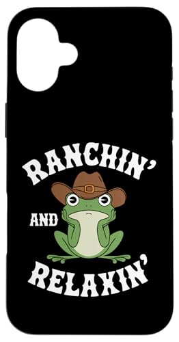Niedlicher Frosch Ranchin Relaxing Cowboyhut Jungen Mädchen Kinder Hülle für iPhone 16 Plus Niedlicher Frosch Ranchin Relaxing Cowboyhut Jungen Mädchen Kinder Hülle für iPhone 16 Plus von FrogAxis1