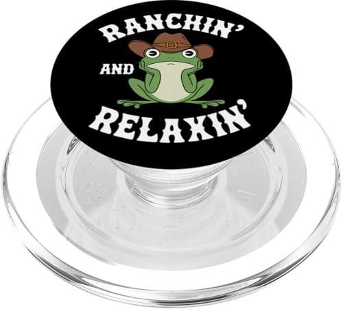 Niedlicher Frosch Ranchin Relaxing Cowboyhut Jungen Mädchen Kinder PopSockets PopGrip für MagSafe Niedlicher Frosch Ranchin Relaxing Cowboyhut Jungen Mädchen Kinder PopSockets PopGrip für MagSafe von FrogAxis1