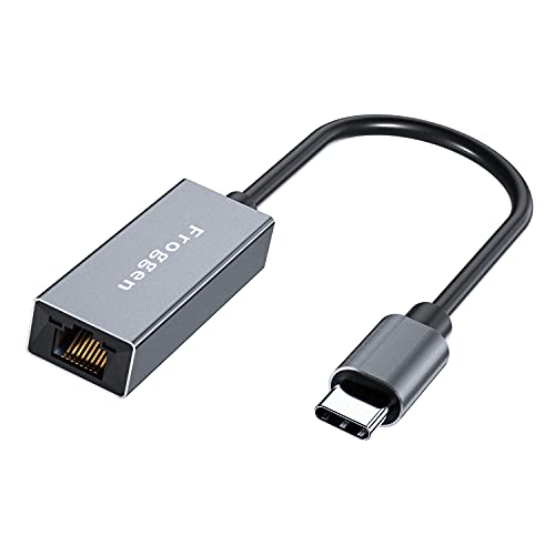 Froggen USB C zu Ethernet Adapter, Typ C Gigabit Ethernet Adapterkabel USB C auf RJ 45 LAN Adapter für Mac OS 10.5 to 10.10,10.11, Windows 10/8.1/8/7 / XP/Vista, Linux von Froggen