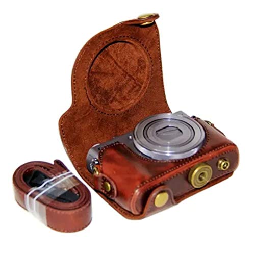 Frolahouse Retro PU Leder Kameratasche Ledertasche Schutztasche Schutzhülle Kamerahülle Gehäuse Taschen mit Schultergurt für Canon PowerShot G9 X Mark II. G9X MK2 G9X Frolahouse Retro PU Leder Kameratasche Ledertasche Schutztasche Schutzhülle Kamerahülle Gehäuse Taschen mit Schultergurt für Canon PowerShot G9 X Mark II. G9X MK2 G9X von Frolahouse
