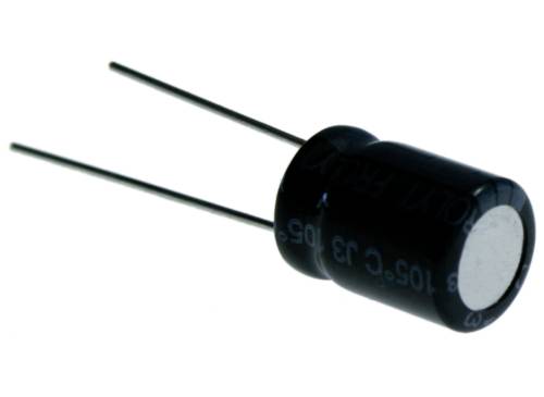 Frolyt E-KM3057 Elektrolyt-Kondensator radial bedrahtet 5mm 100 µF 25V (Ø x L) 8.7mm x 12.7mm von Frolyt