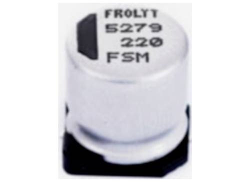 Frolyt E-RS3049 Elektrolyt-Kondensator SMD 4.5mm 220 µF 25V 20% (Ø x L) 8.9mm x 12mm von Frolyt