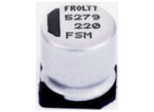 Frolyt E-RSY312 Elektrolyt-Kondensator SMD 4.5mm 330 µF 25V 20% (Ø x L) 10.2mm x 12mm von Frolyt