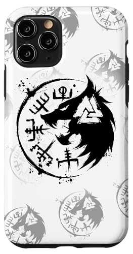 Hülle für iPhone 11 Pro Fenrir Wolf Fenris-Wolf - Viking Vegvisir Valknut Hülle für iPhone 11 Pro Fenrir Wolf Fenris-Wolf - Viking Vegvisir Valknut von From Battle To Valhalla - The Viking Way