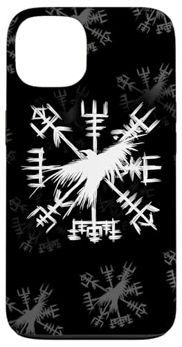 Hülle für iPhone 13 Wikinger-Symbol - Vegvisir mit Rabe - Wikingerkompass Hülle für iPhone 13 Wikinger-Symbol - Vegvisir mit Rabe - Wikingerkompass von From Battle To Valhalla - The Viking Way