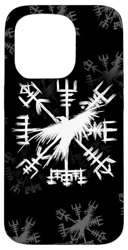 Hülle für iPhone 15 Pro Wikinger-Symbol - Vegvisir mit Rabe - Wikingerkompass Hülle für iPhone 15 Pro Wikinger-Symbol - Vegvisir mit Rabe - Wikingerkompass von From Battle To Valhalla - The Viking Way