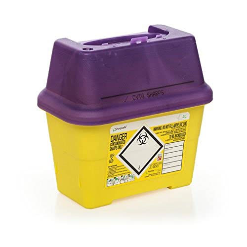 Frontier 41405420 Abfalleimer mit Spitzdeckel, 2 l, Violett von Frontier