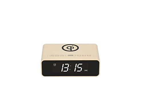 FRUGALINO Wecker Digital mit QI-Ladefunktion, Kabelloses Laden, Digital Dual Alarm Clock, Schlummerfunktion, Ladestation mit dimmbarem Display in 5 Stufen, Wireless Charger, Wecker ohne Ticken, beige FRUGALINO Wecker Digital mit QI-Ladefunktion, Kabelloses Laden, Digital Dual Alarm Clock, Schlummerfunktion, Ladestation mit dimmbarem Display in 5 Stufen, Wireless Charger, Wecker ohne Ticken, beige von Majen