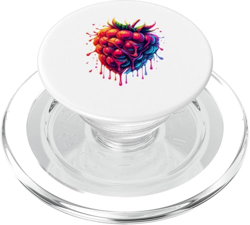 Paint Art Himbeere Frucht Beere Himbeeren PopSockets PopGrip für MagSafe Paint Art Himbeere Frucht Beere Himbeeren PopSockets PopGrip für MagSafe von Fruits Fruit Lover Gifts
