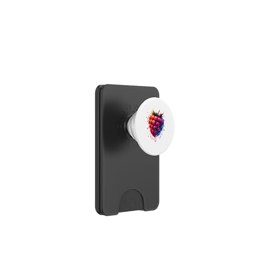 Paint Art Himbeere Frucht Beere Himbeeren PopSockets PopWallet für MagSafe Paint Art Himbeere Frucht Beere Himbeeren PopSockets PopWallet für MagSafe von Fruits Fruit Lover Gifts