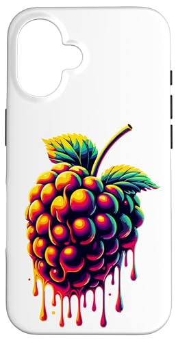 Paint Art Maulbeere Maulbeeren Hülle für iPhone 16 Paint Art Maulbeere Maulbeeren Hülle für iPhone 16 von Fruits Fruit Lover Gifts