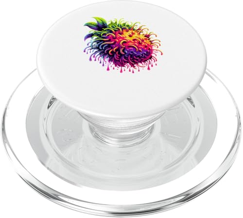 Paint Art Rambutan Rambutans PopSockets PopGrip für MagSafe Paint Art Rambutan Rambutans PopSockets PopGrip für MagSafe von Fruits Fruit Lover Gifts