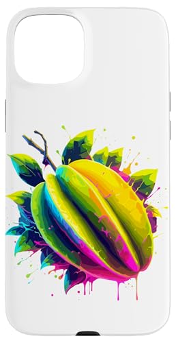 Paint Art Sternfrucht Sternfrüchte Hülle für iPhone 15 Plus Paint Art Sternfrucht Sternfrüchte Hülle für iPhone 15 Plus von Fruits Fruit Lover Gifts