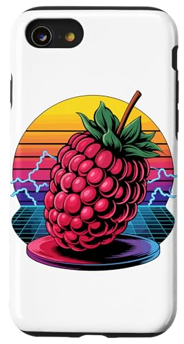 Retro Loganberry Loganberries Hülle für iPhone SE (2020) / 7 / 8 von Fruits Fruit Lover Gifts