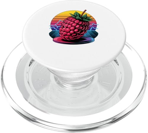 Retro Loganberry Loganberries PopSockets PopGrip für MagSafe Retro Loganberry Loganberries PopSockets PopGrip für MagSafe von Fruits Fruit Lover Gifts