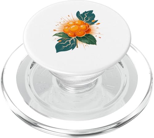 Retro Moltebeere Moltebeeren PopSockets PopGrip für MagSafe Retro Moltebeere Moltebeeren PopSockets PopGrip für MagSafe von Fruits Fruit Lover Gifts