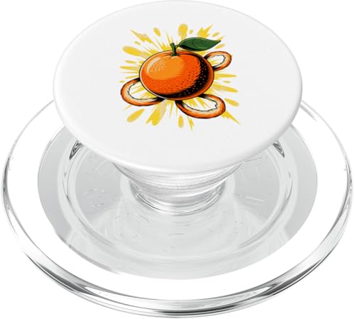 Retro Orange Orangen PopSockets PopGrip für MagSafe Retro Orange Orangen PopSockets PopGrip für MagSafe von Fruits Fruit Lover Gifts