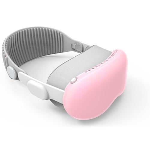 für Vision Pro Case, TPU Silikon Soft Slim Screen Schutzhülle Kompatibel mit Vision Pro VR Brille 2024, Bumpers Schutzhülle Kompatibel mit Vision Pro VR Brille - Pink von Frusde